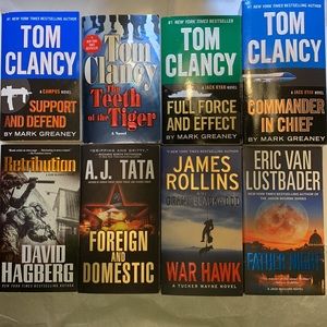 Thriller. You choose any 3 action books